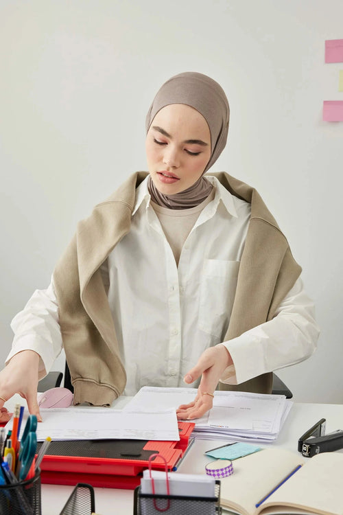 Athletic Hijab Ash