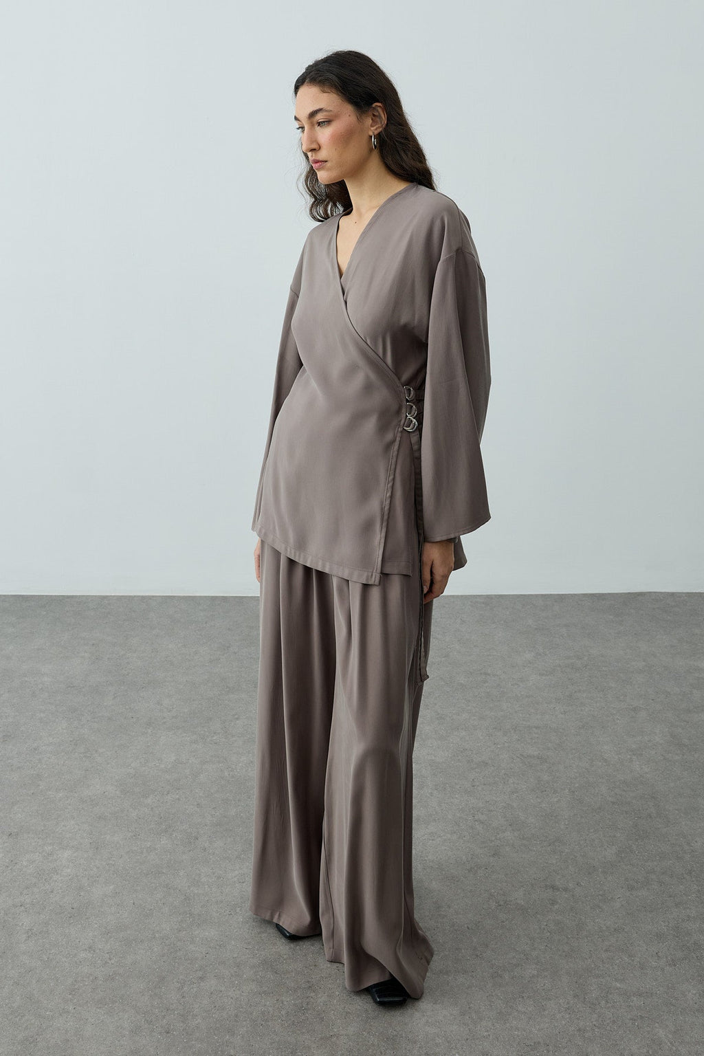 Tencel Kimono Mink Set