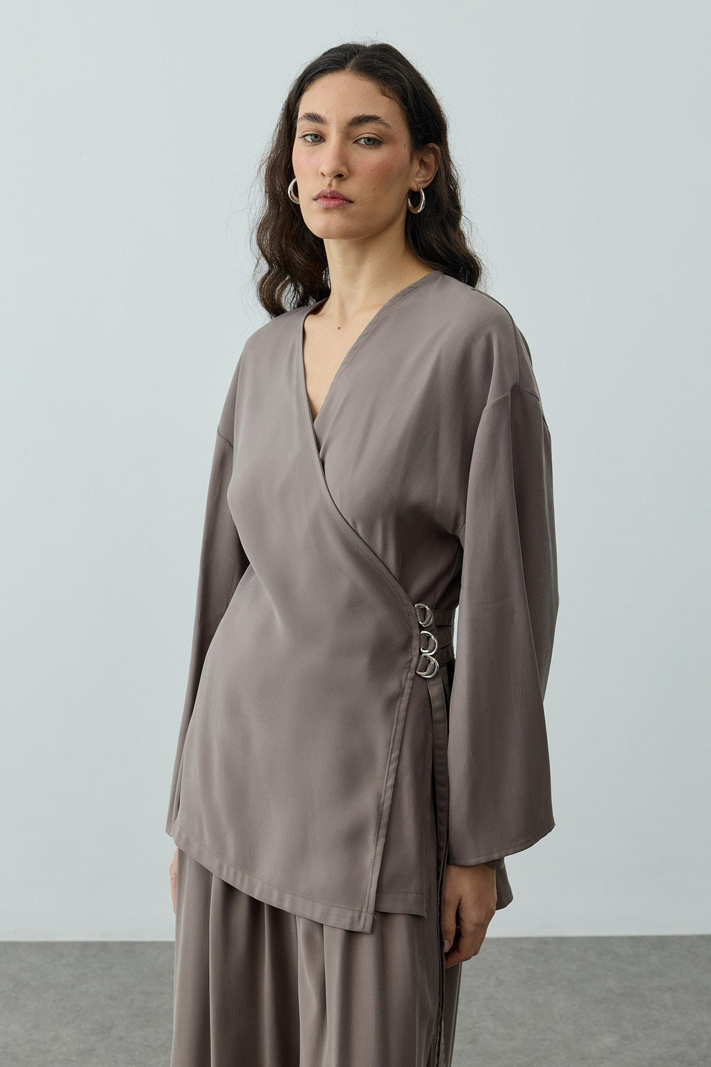 Tencel Kimono Mink Set