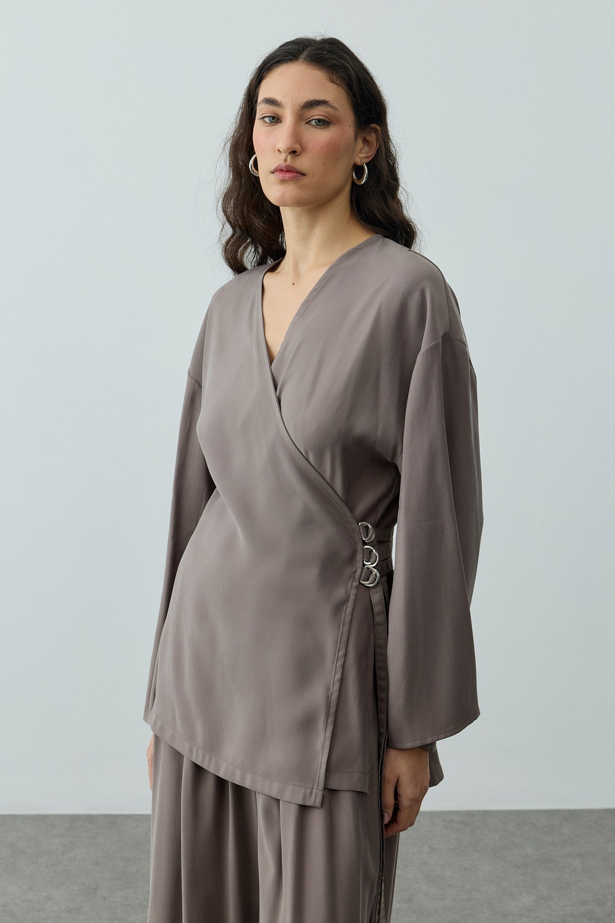 Tencel Kimono Mink Set