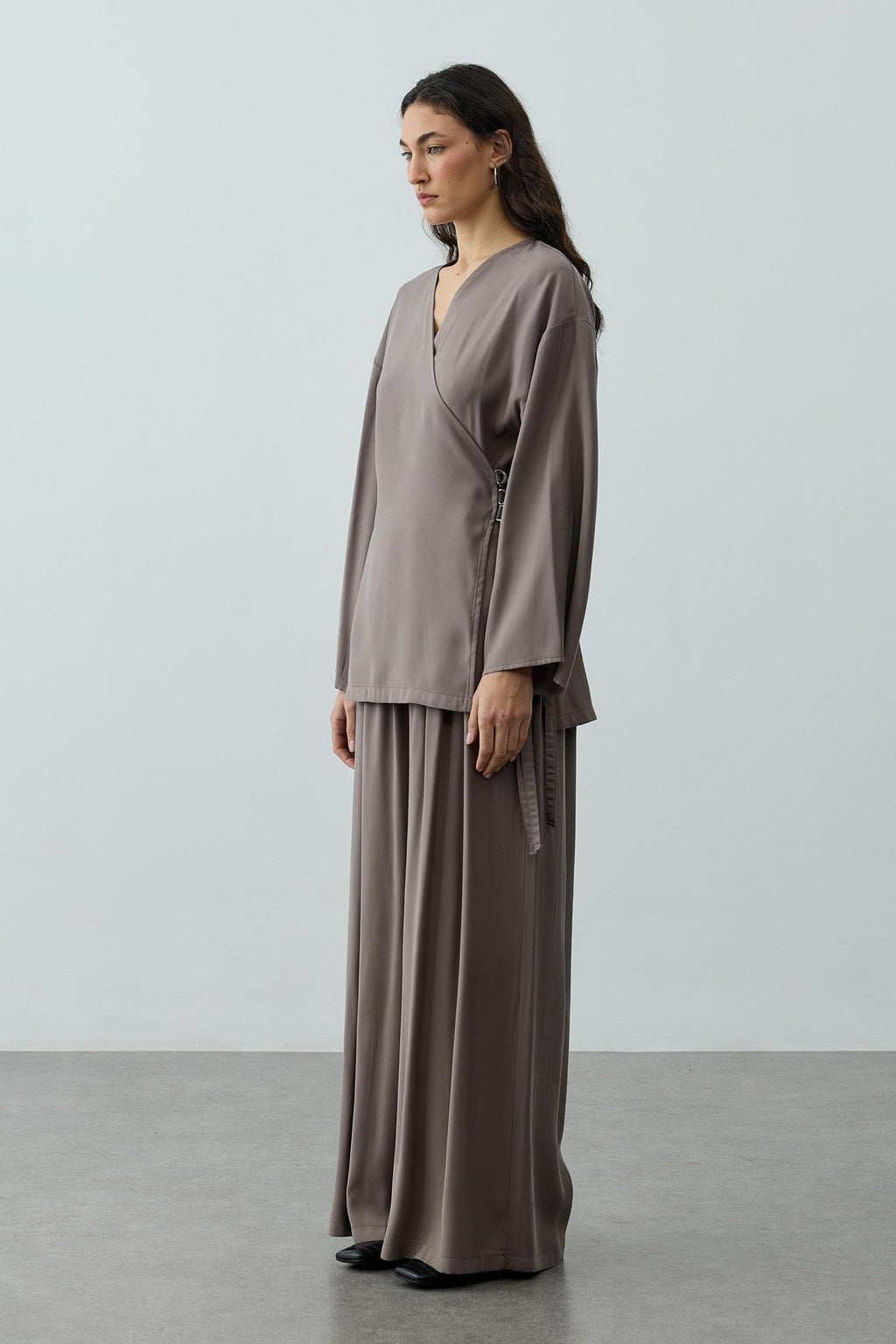 Tencel Kimono Mink Set