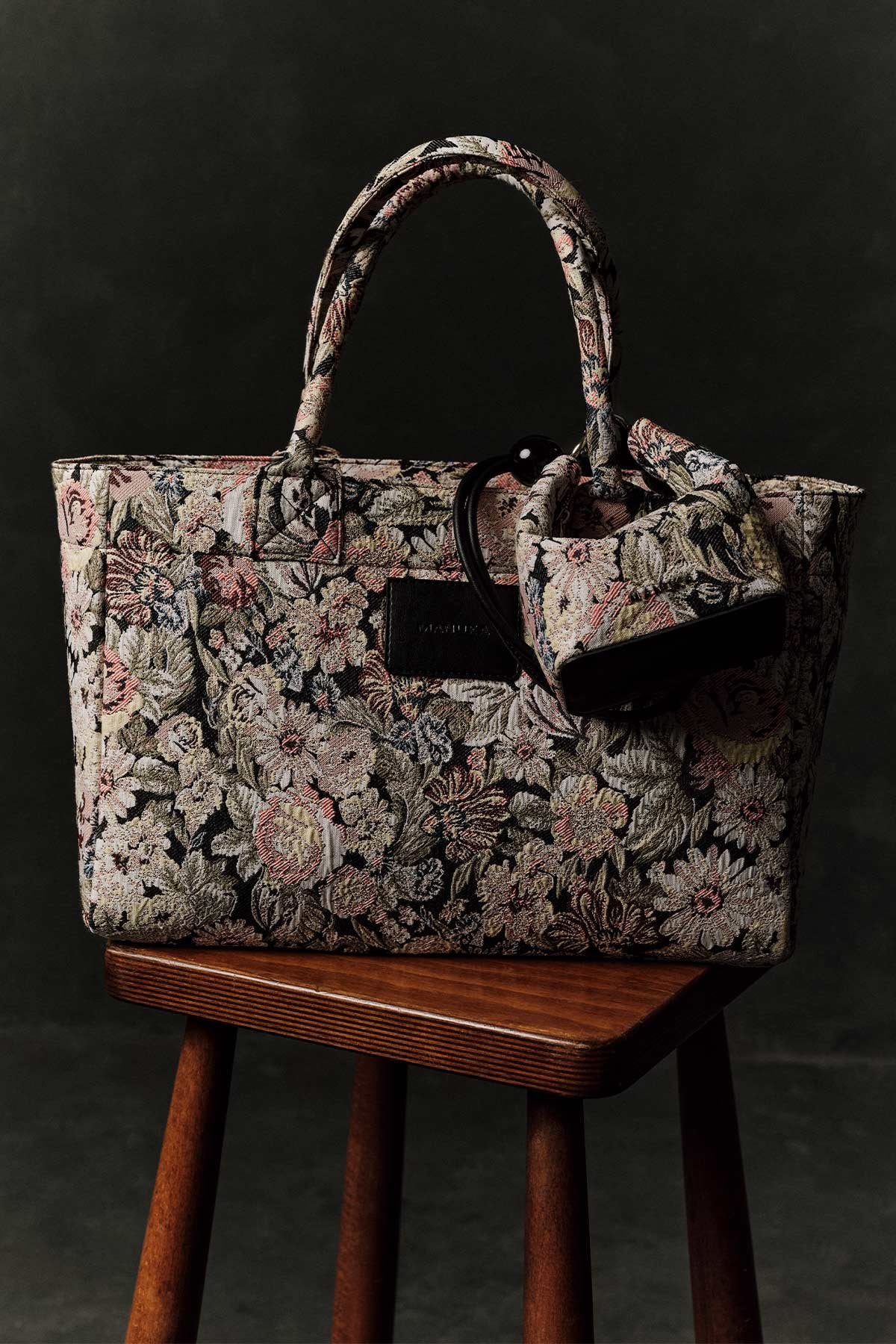 Jacquard Pattern Tote Bag