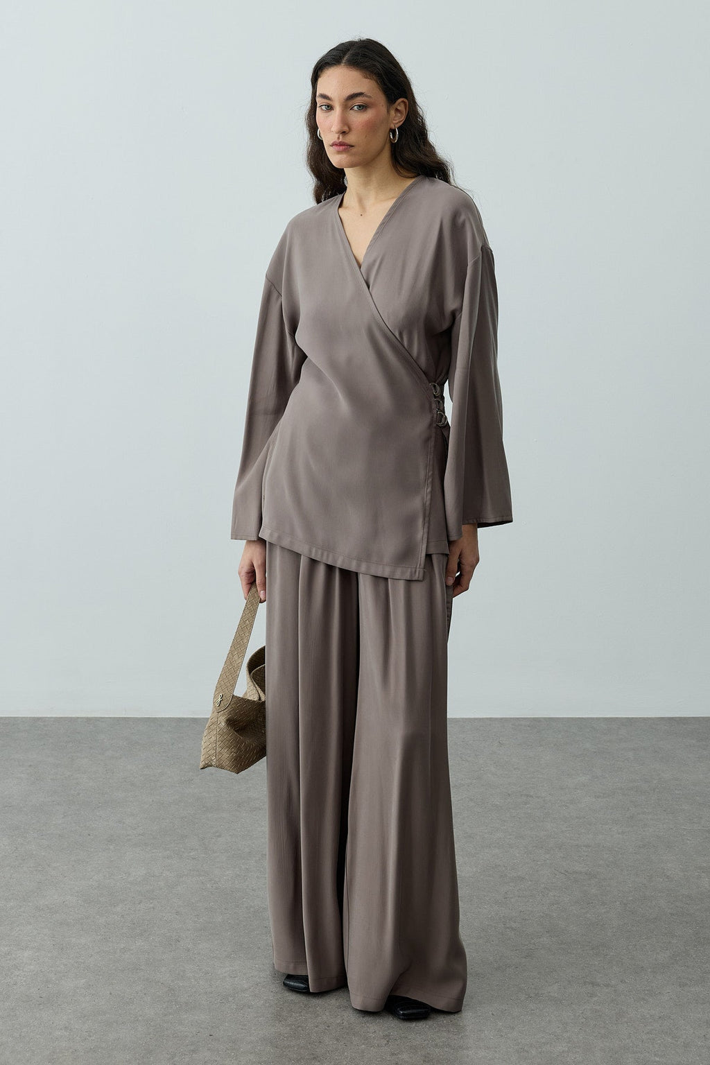 Tencel Kimono Mink Set