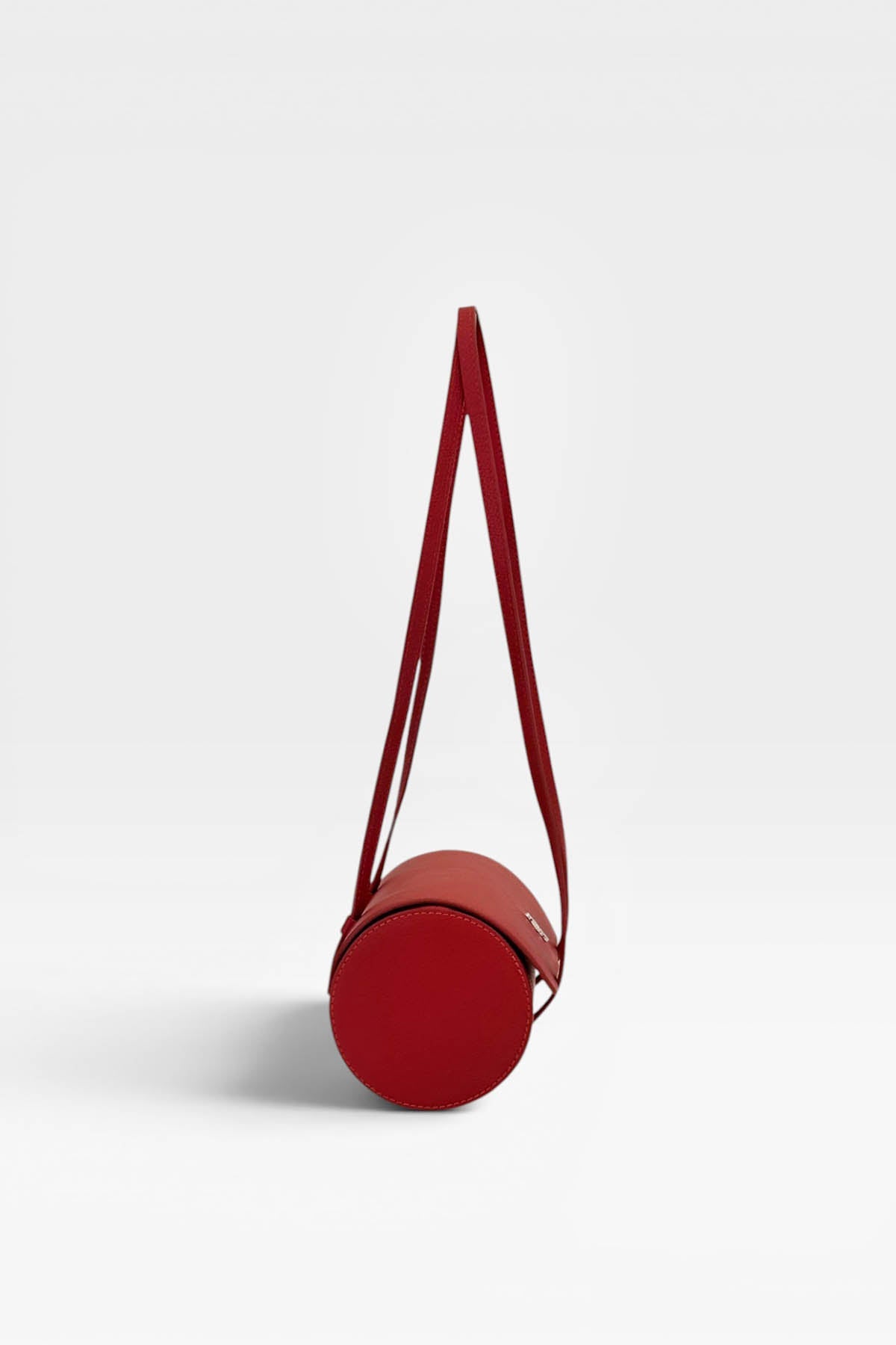 Sansy Cylinder Shoulder Bag Red