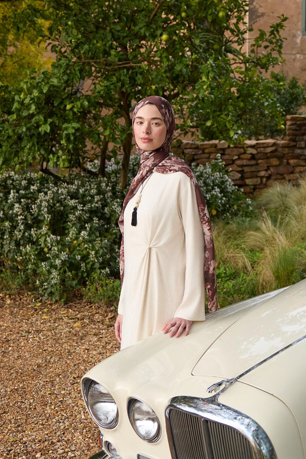 Deluxe Summer Flow Shawl Brown