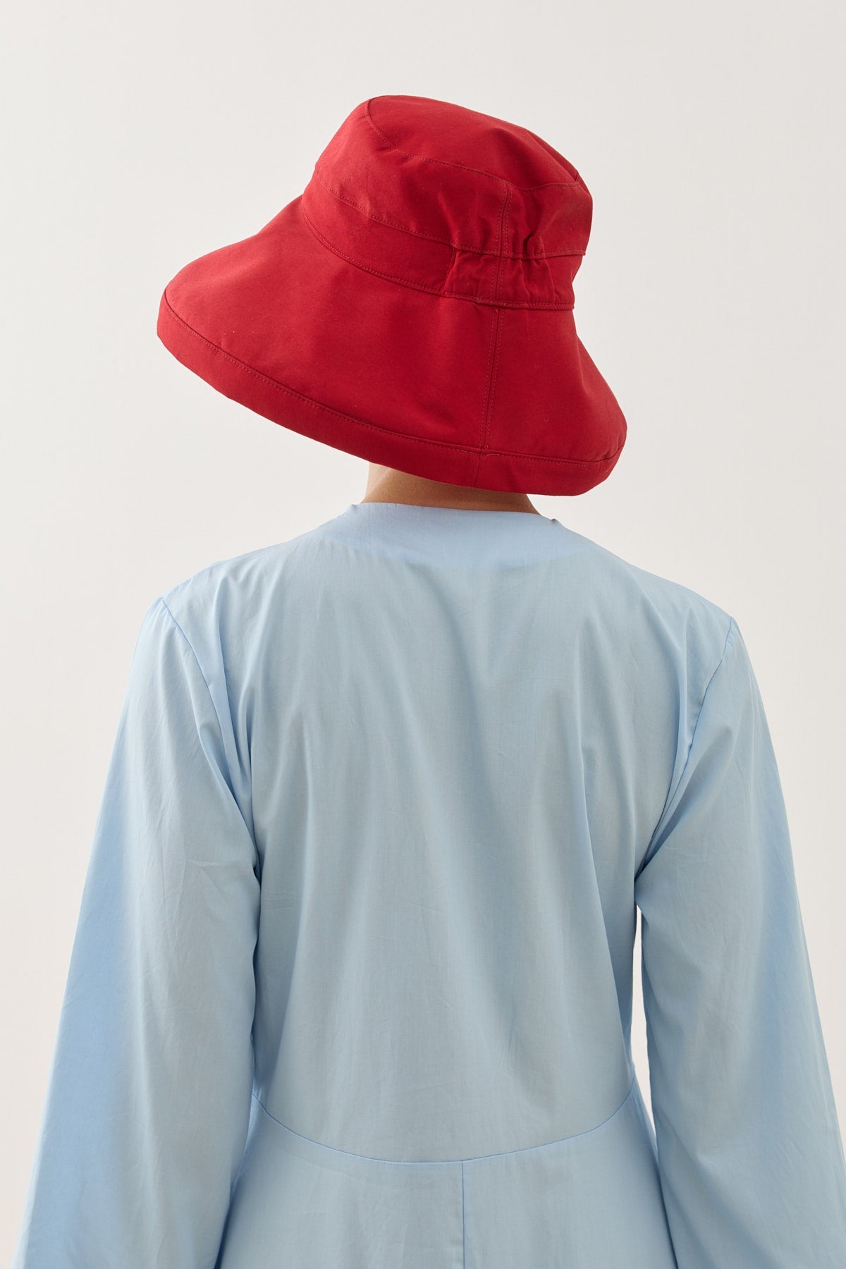 Maxi Fabric Hat Red