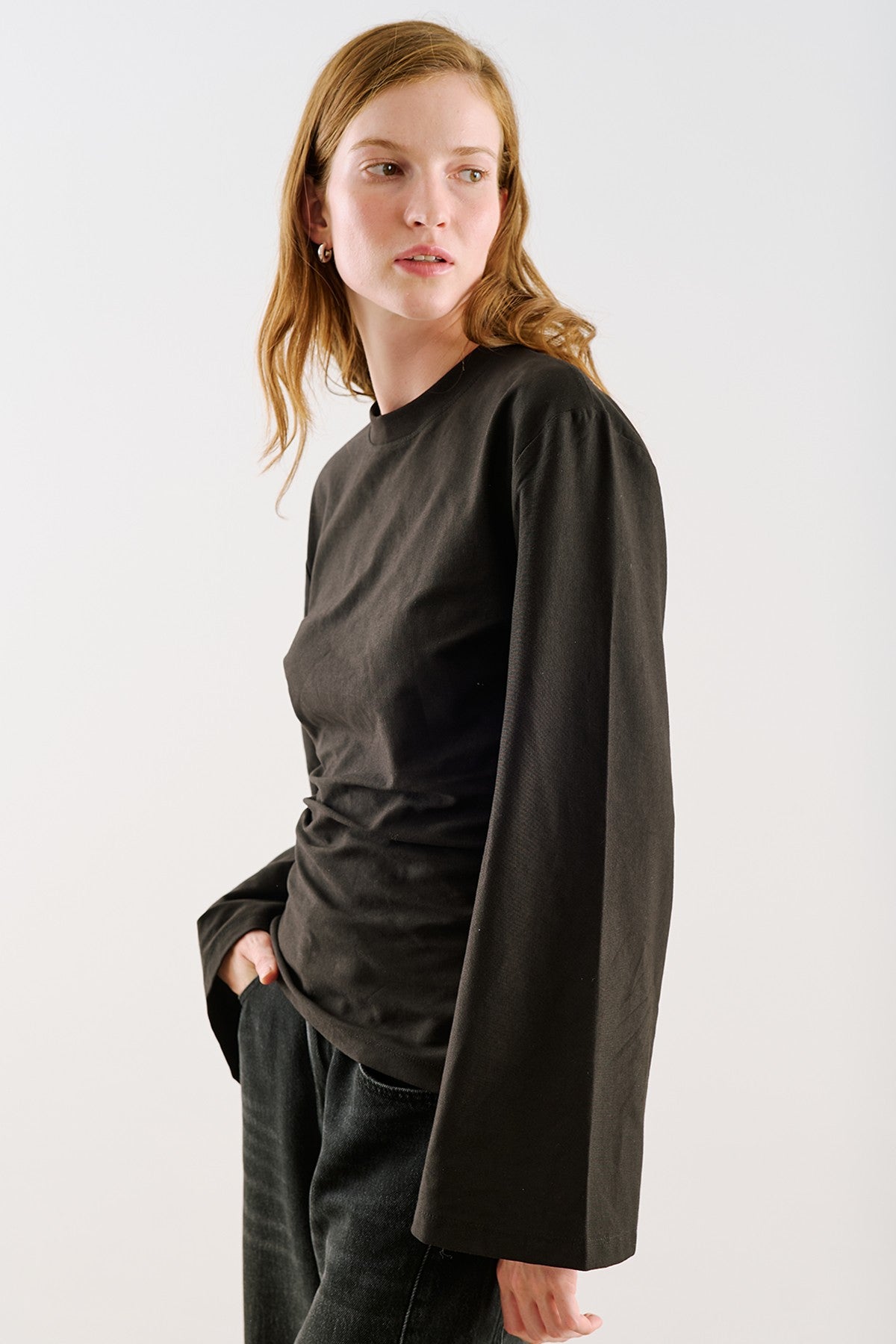 Slightly Fitted T-Shirt Black