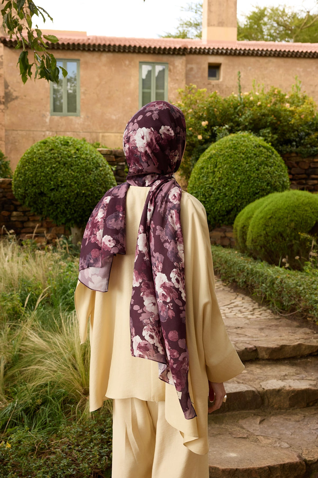 Deluxe Summer Flow Shawl Plum