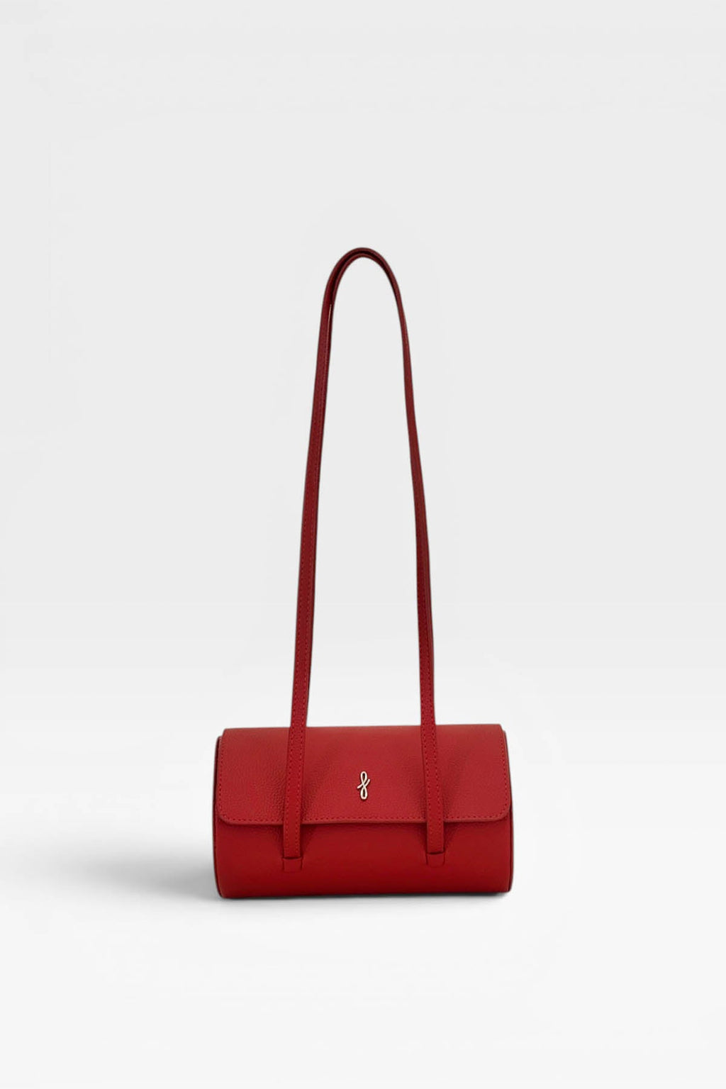Sansy Cylinder Shoulder Bag Red