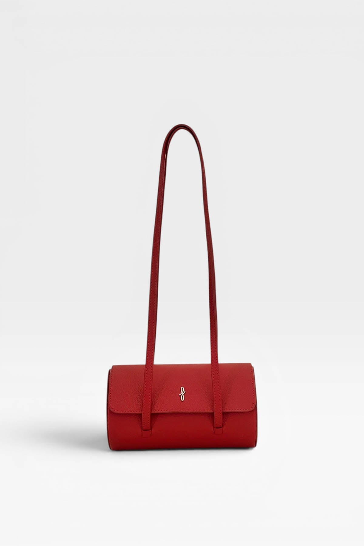 Sansy Cylinder Shoulder Bag Red
