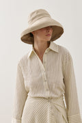 Maxi Fabric Hat Beige