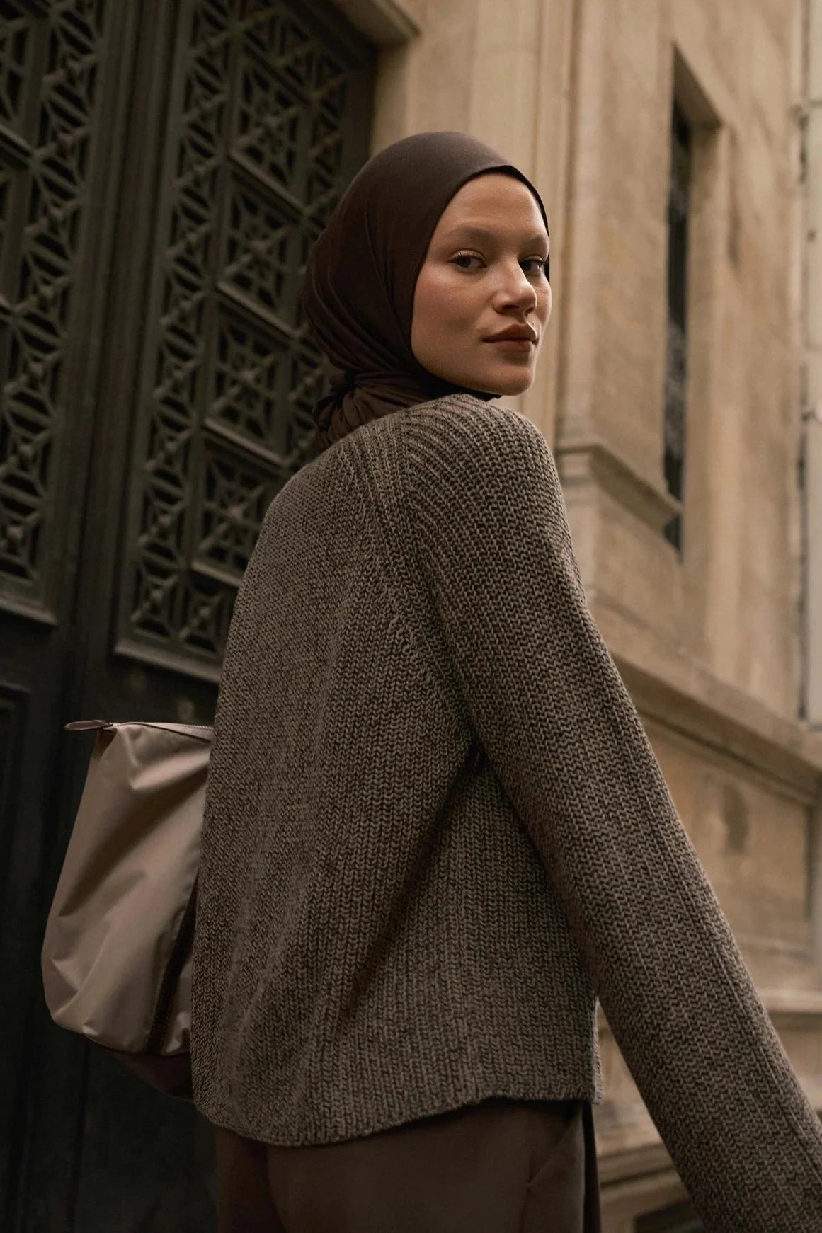 Athletic Hijab Brown