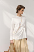Knot Detail T-Shirt White