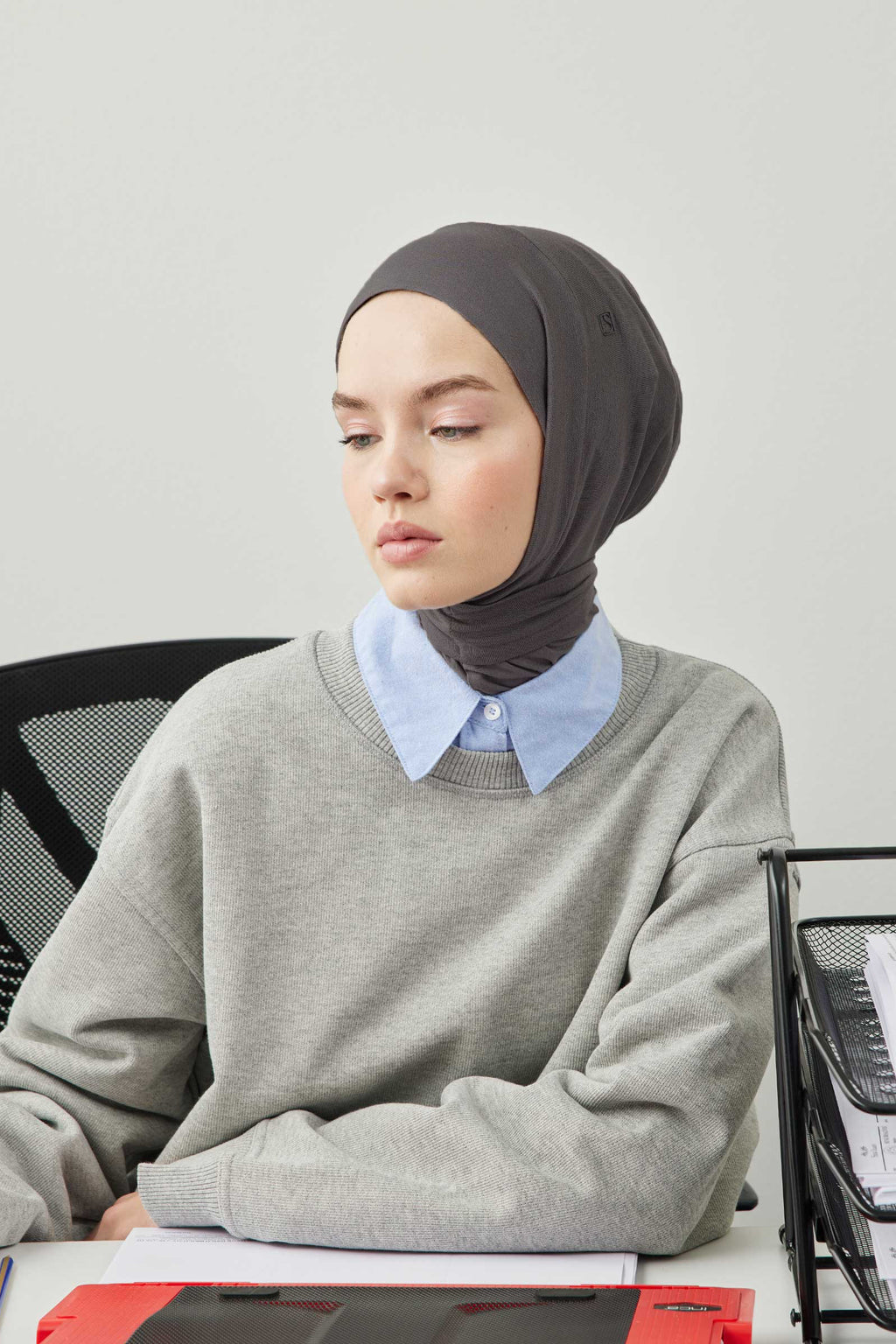 Athletic Hijab Gray