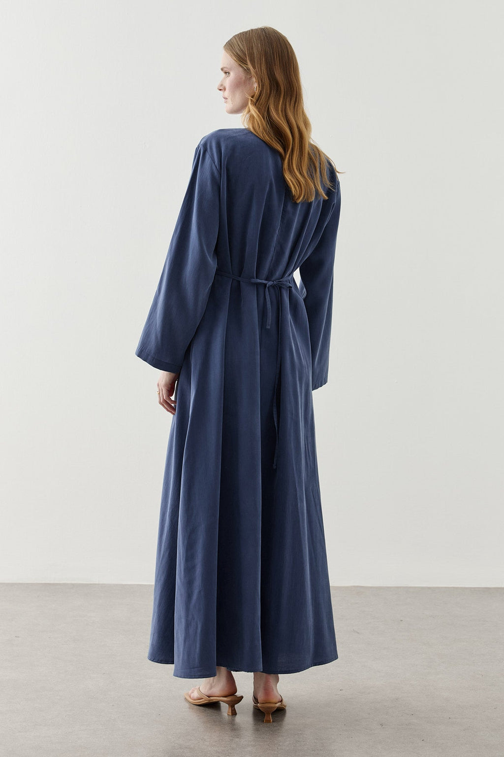Asymmetrical Modal Dress Navy