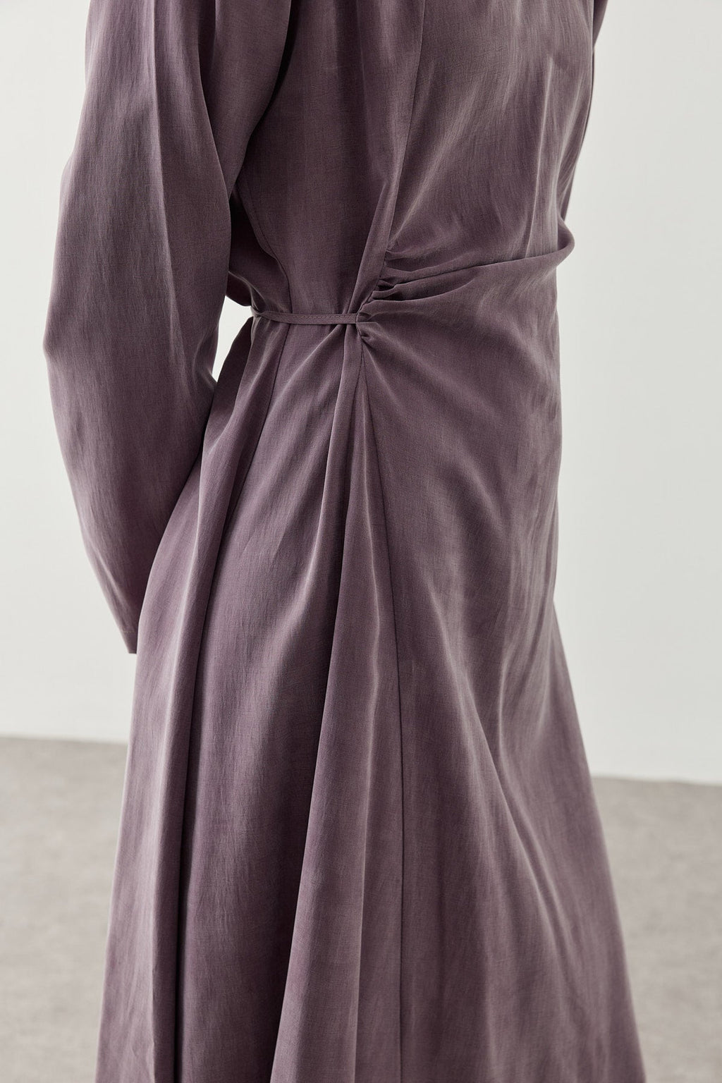Asymmetrical Modal Dress Dusty Rose
