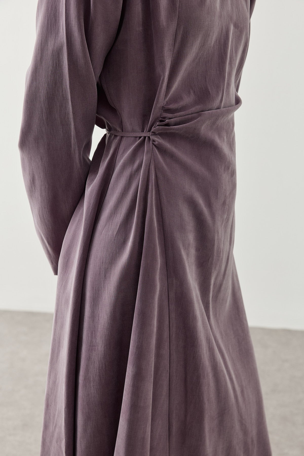 Asymmetrical Modal Dress Dusty Rose