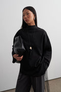 Kali Asymmetric Sweatshirt Black