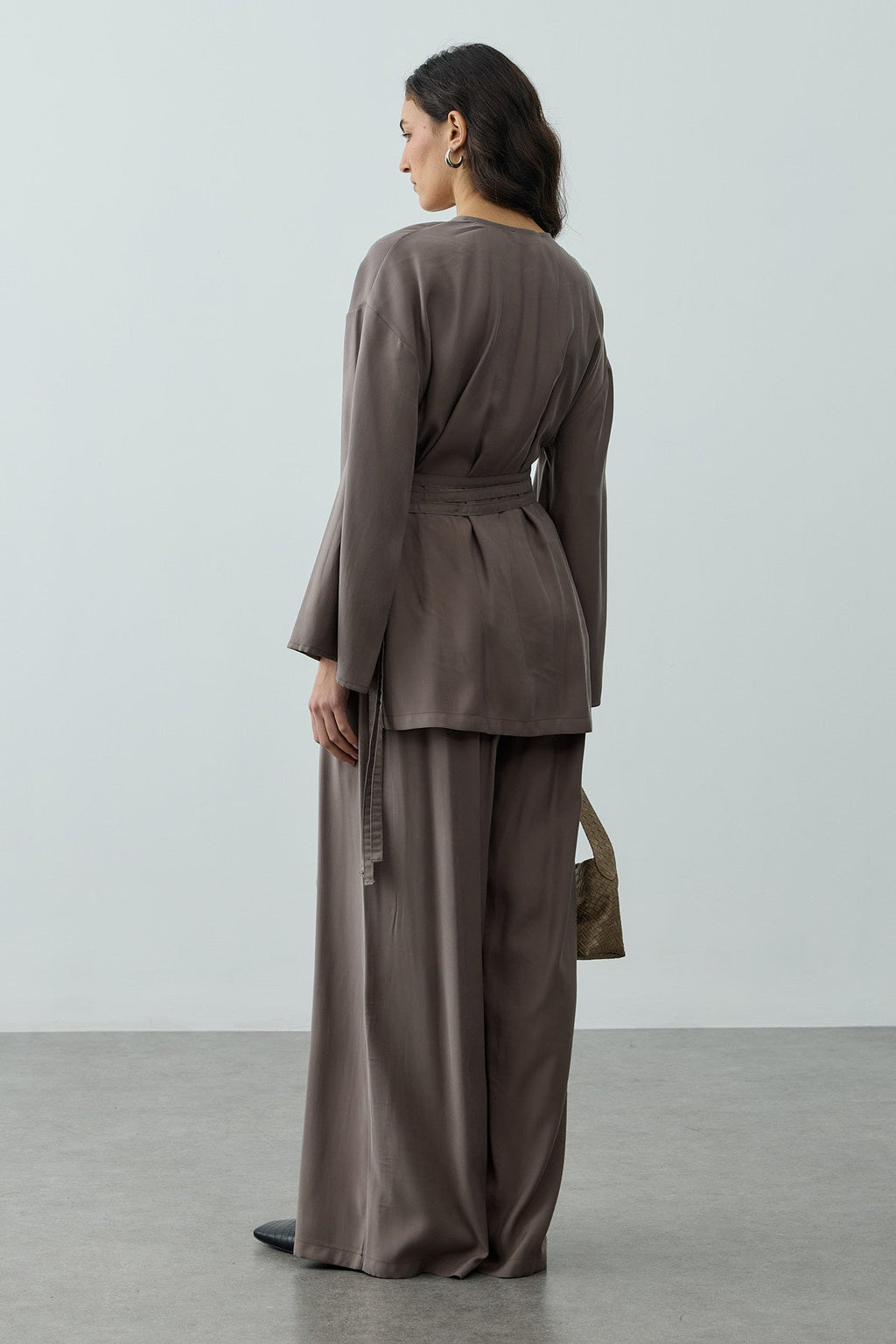 Tencel Kimono Mink Set