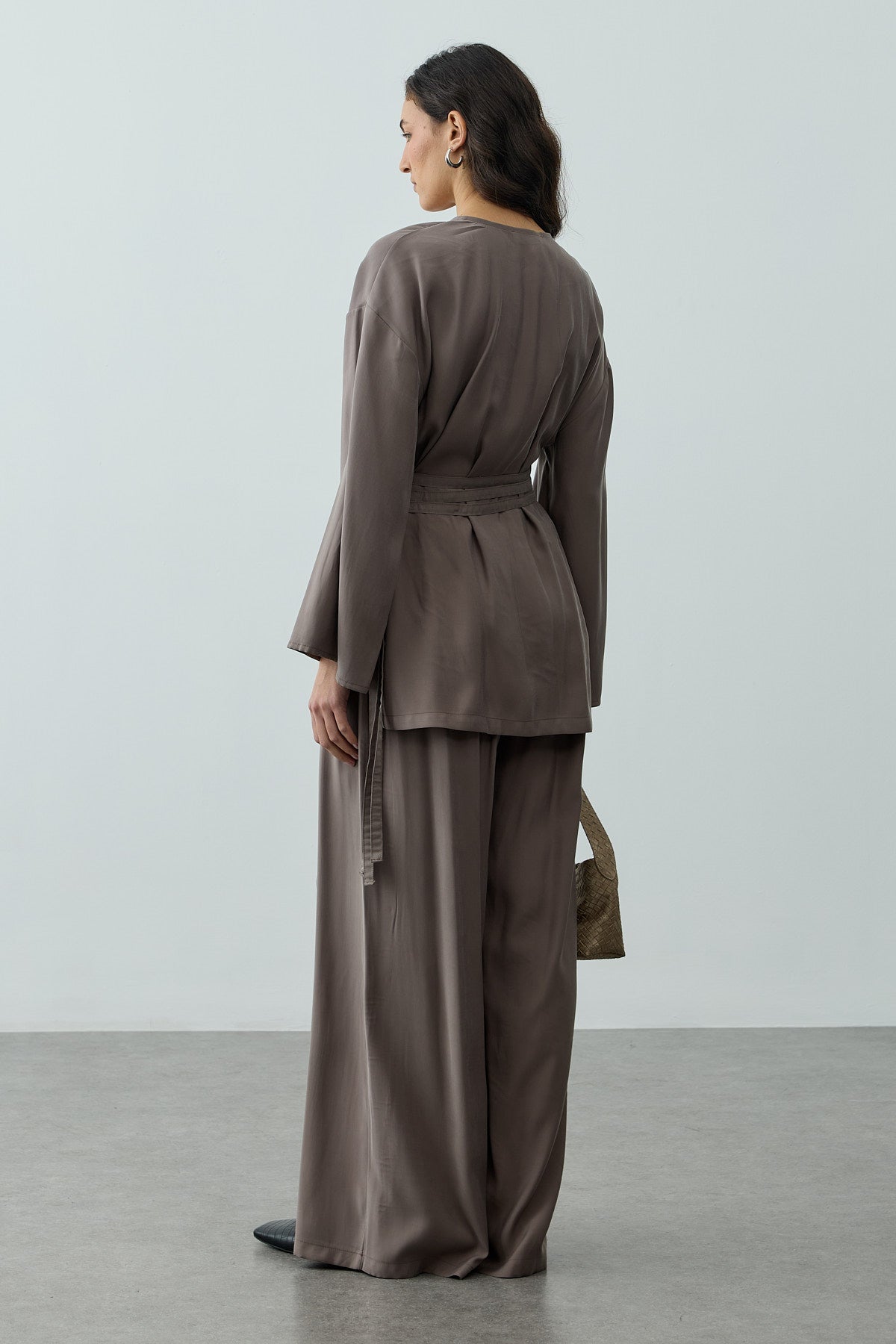 Tencel Kimono Mink Set
