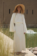 Sun Lined White Dress