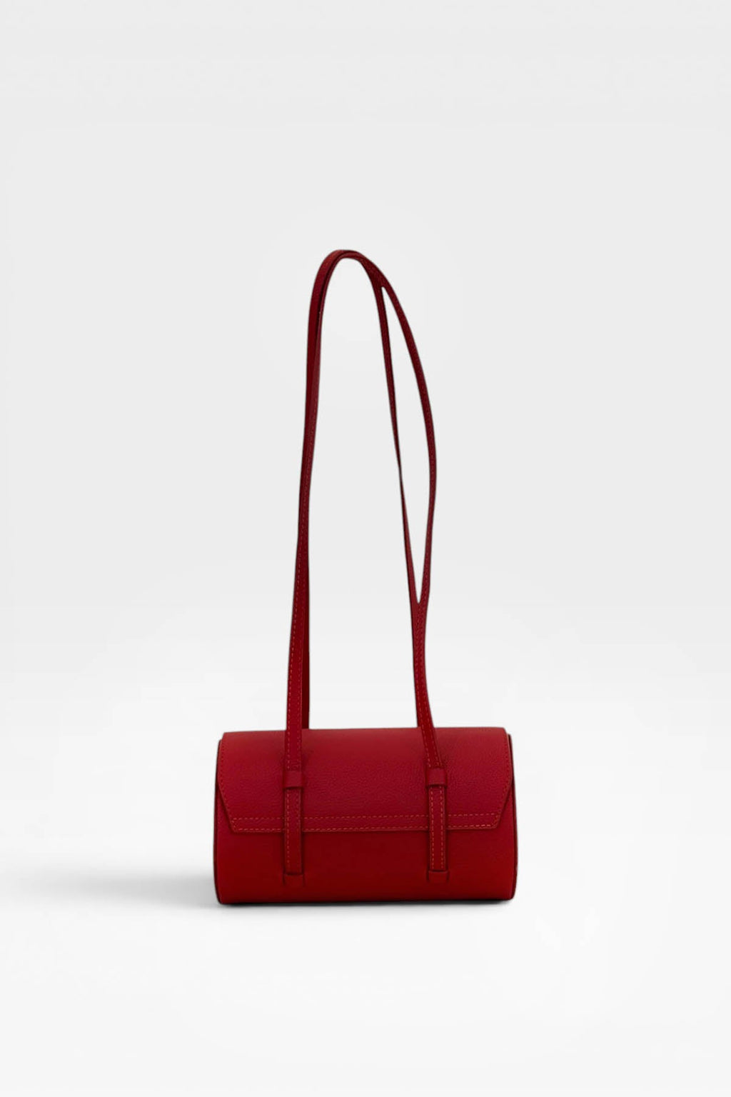 Sansy Cylinder Shoulder Bag Red