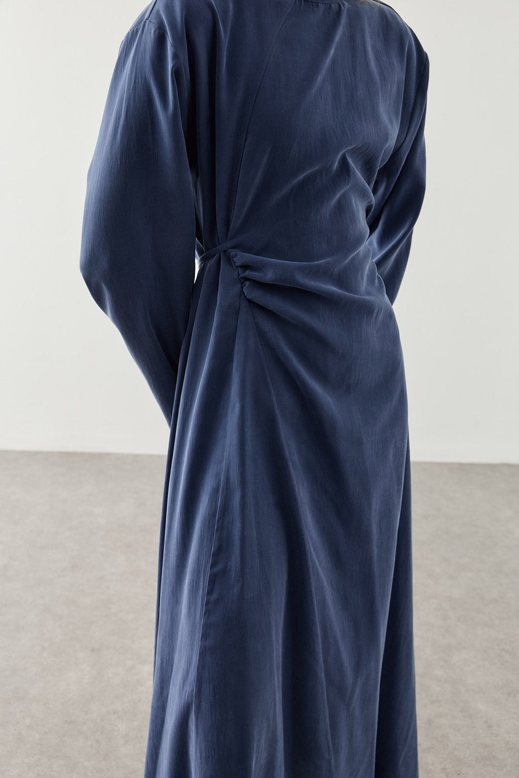 Asymmetrical Modal Dress Navy