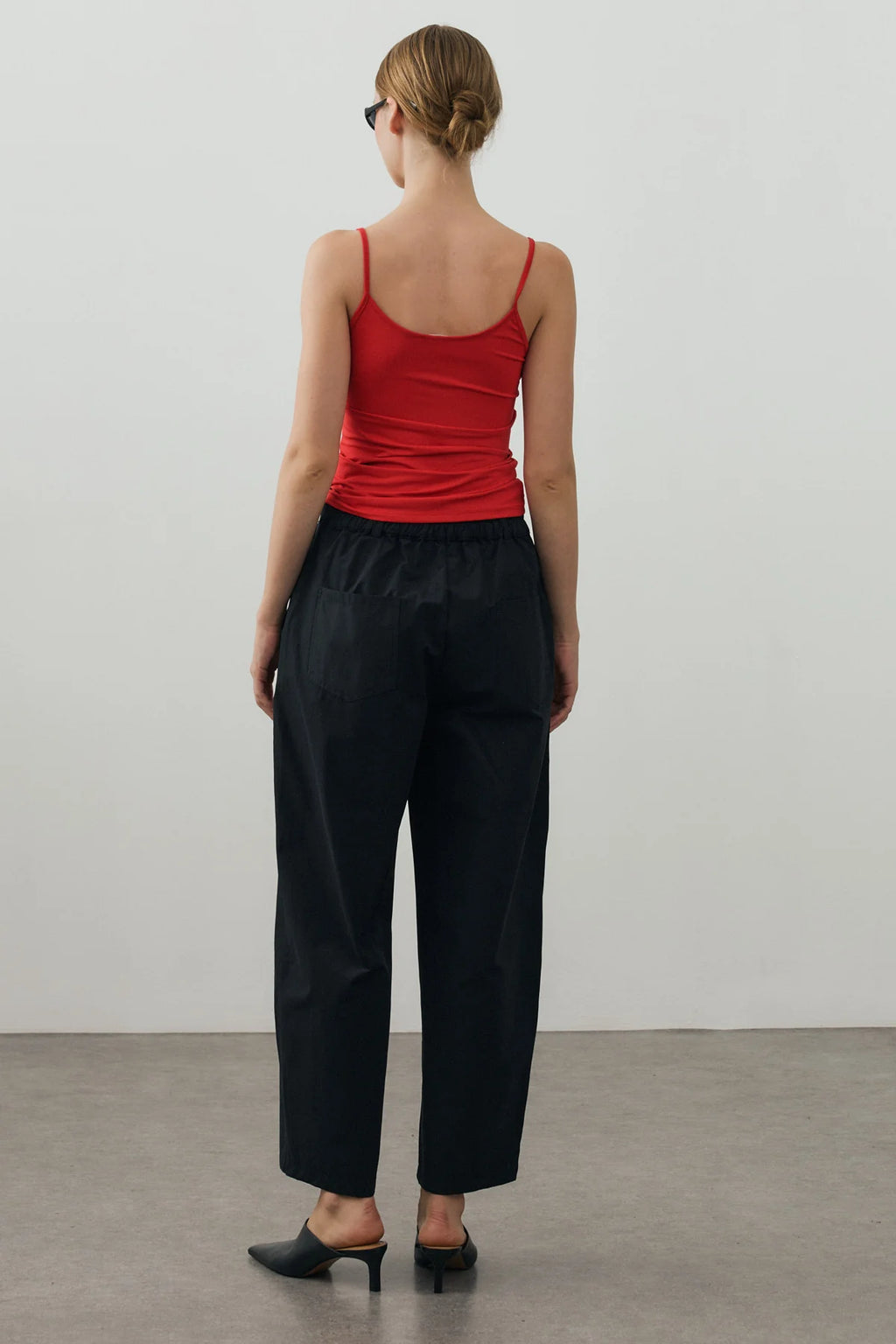 Chino-Style Pants Black