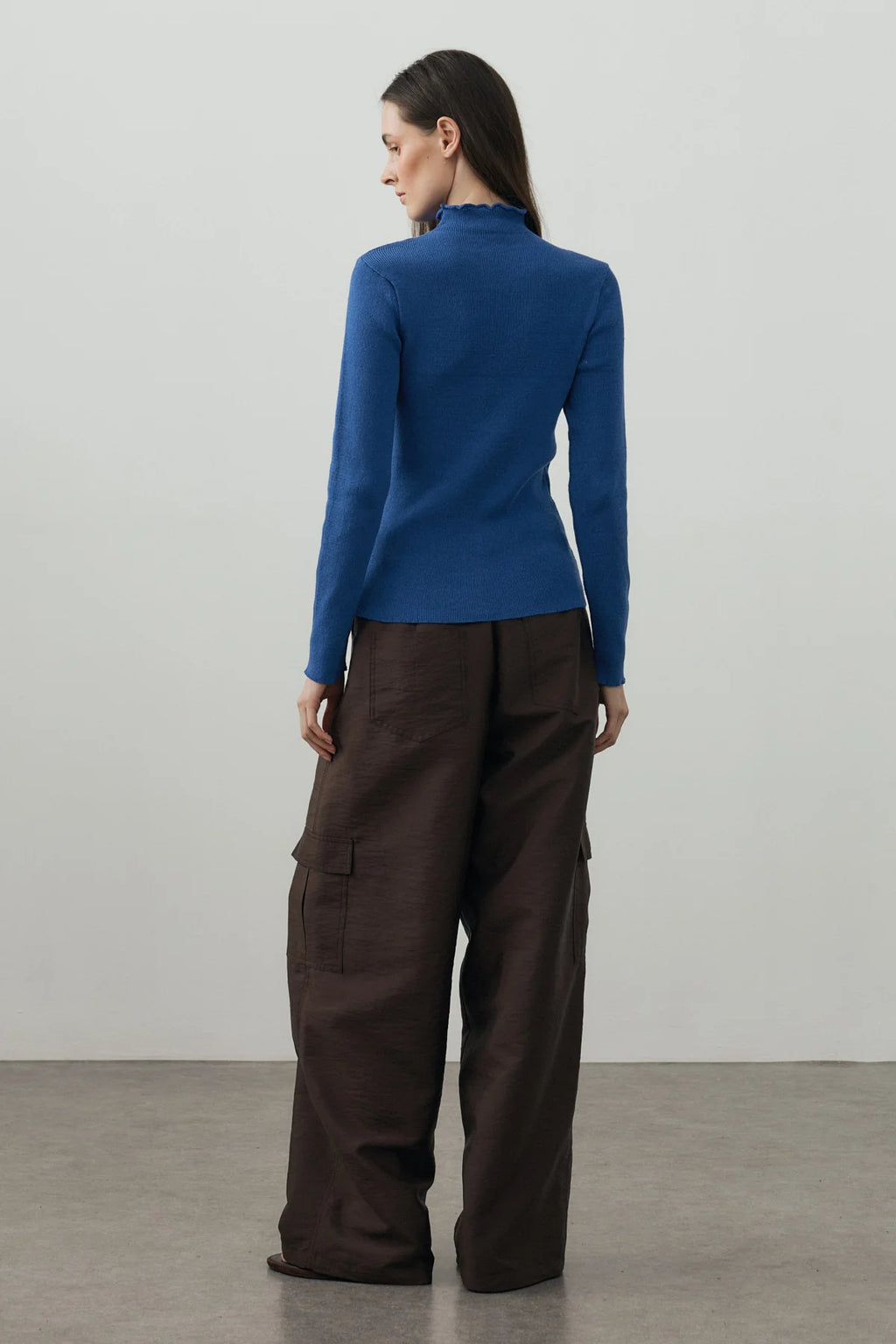 Fine-Ribbed Cotton Knit Bodysuit